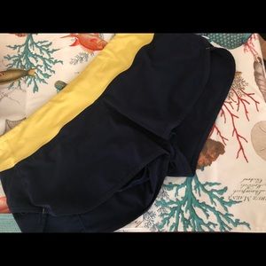 Lululemon Navy/yellow Shorts 8